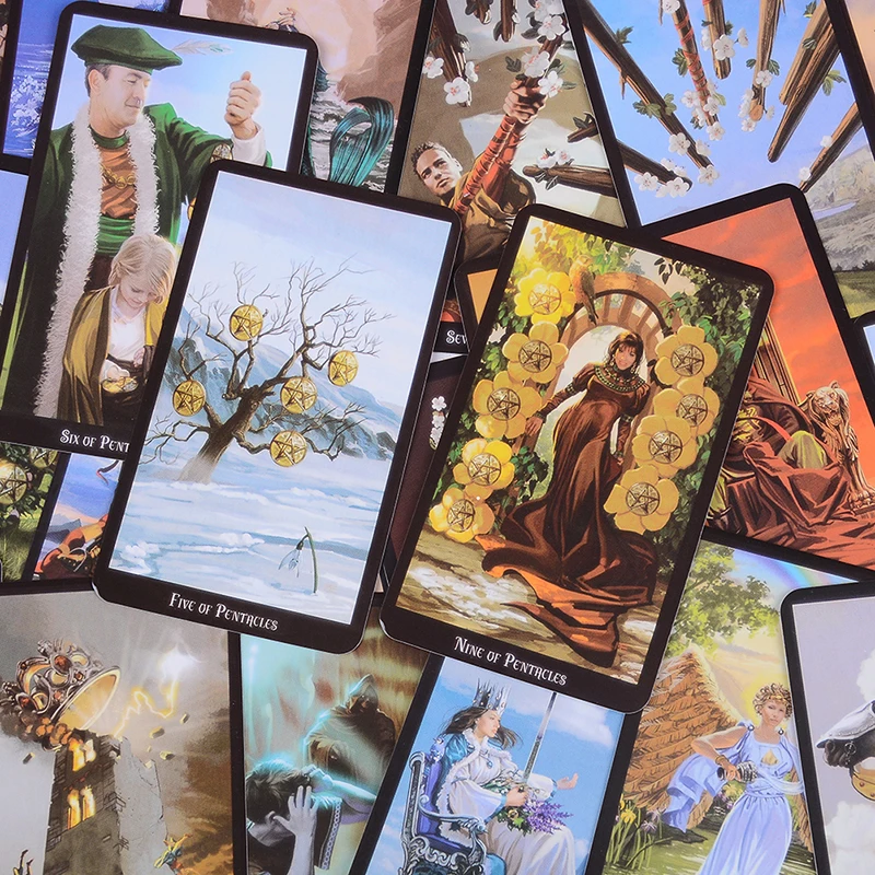Карты колоды Таро 97*57 мм 1 набор читать гадание о мифической судьбе для гадальных