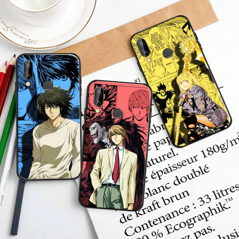 

Anime Manga Death Note Ryuk TPU Phone Case For Huawei P Smart Z 2019 2021 P20 Lite P30 P40 P40 Lite Pro Cases Coque Back Cover