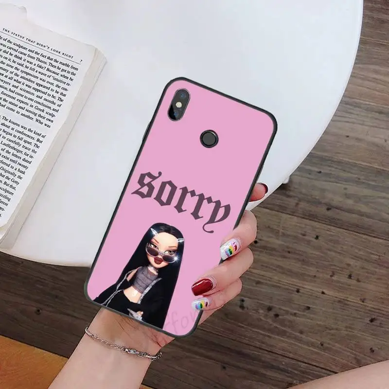 

Fashion Brand Doll Bratz pink sexy Phone Case For Xiaomi Redmi 7 9t 9se k20 mi8 max3 lite 9 note 8 9s 10 pro Cover Funda