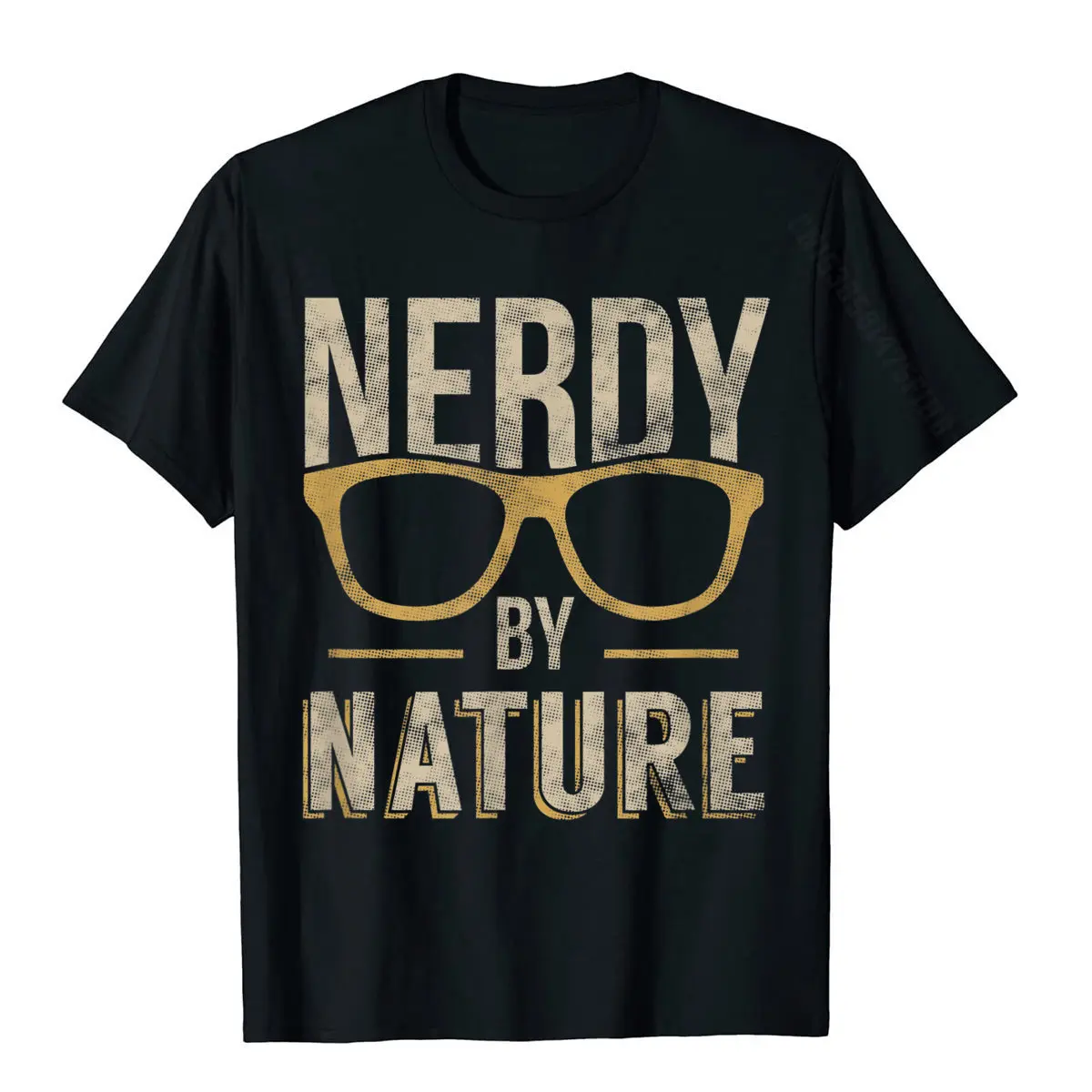 Nerd T-Shirt Gift Nerdy By Nature Eyeglasses Frames Funny Cotton Tops Tees Summer Latest Normal T Shirt