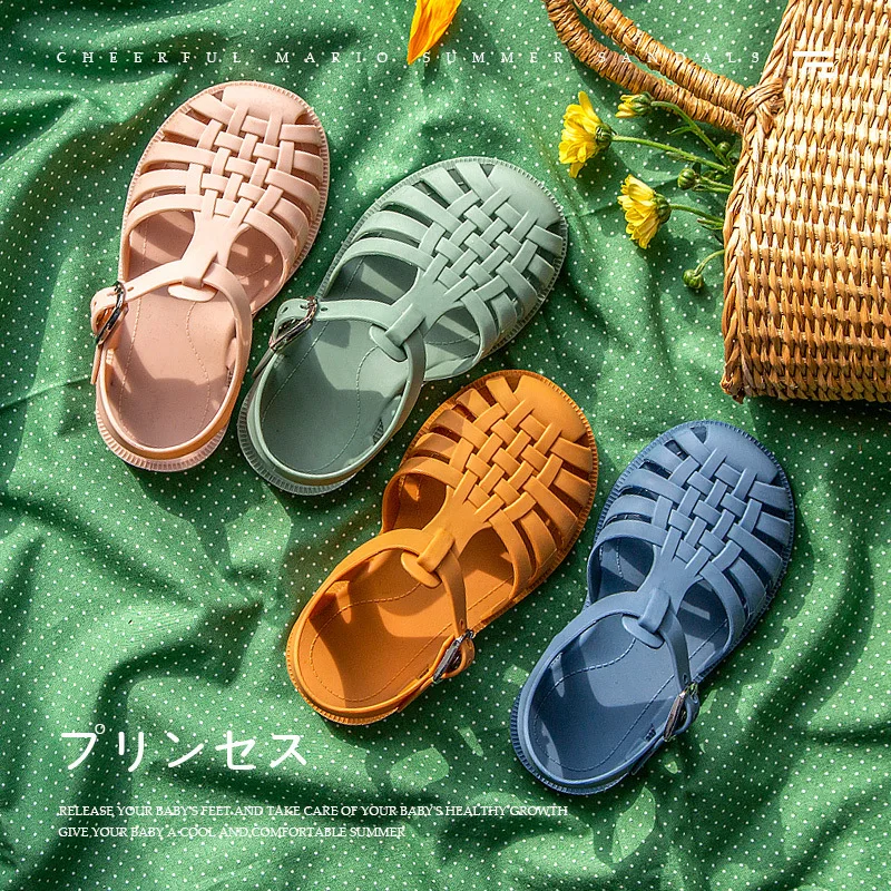 

Kids Summer Sandals Breathable Boys Sandals Soft Comfortable Children's Shoes Kids Outdoor Beach Girls Jelly Shoes Sandal New