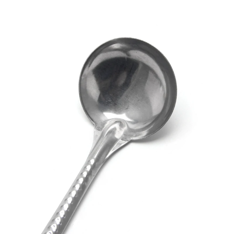 

2Pcs Stainless Steel Large Soup Spoon Ladle Skimmer Colander Filter Kitchen Tool