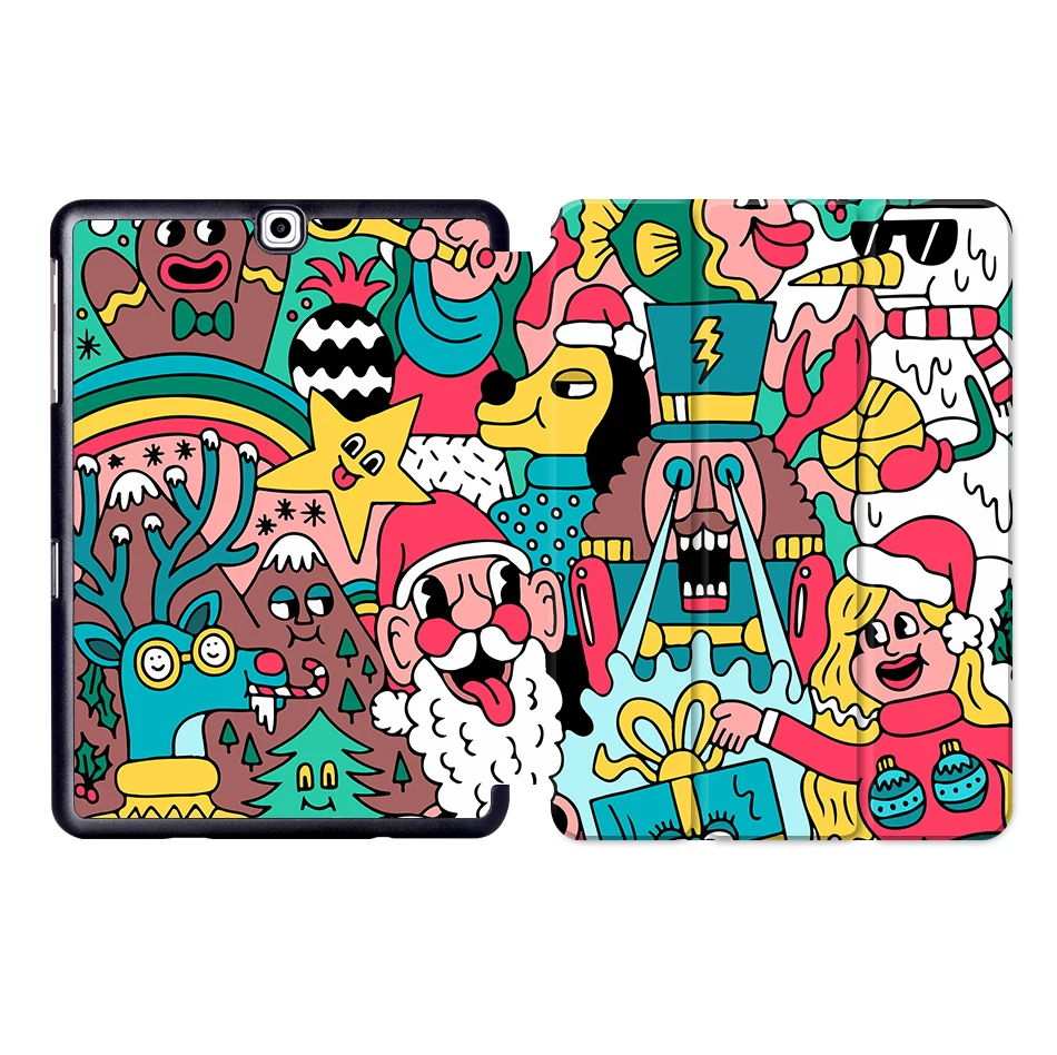 MTT из искусственной кожи чехол для samsung Galaxy Tab A 9,7 ''T550 T555 SM-P550 SM-P555 откидная подставка умный чехол мультяшный чехол для планшета Funda