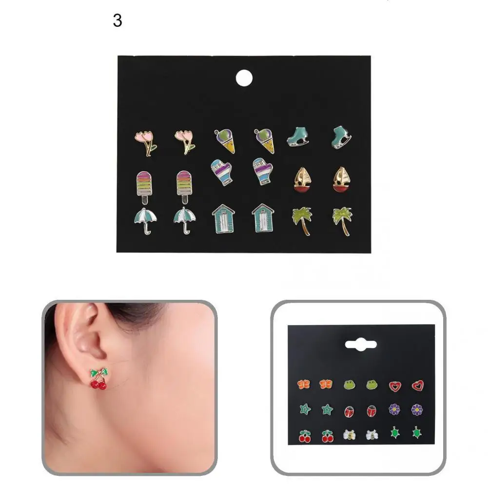 

Wear-resistant Creative Ladies Creative Animals Shape Stud Earrings for Going Out