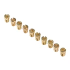 10 шт. карбюратор основной струйный комплект 100 105 108 110 115 120 125 130 135 140 размер замена для GY6 125cc-150cc