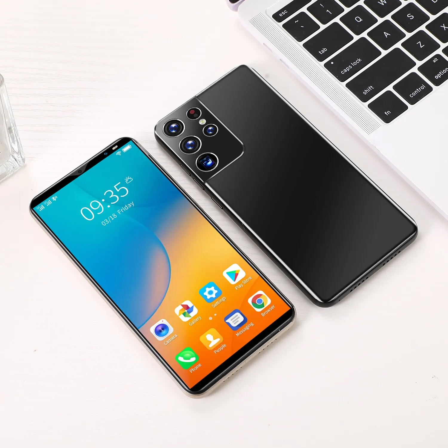 

S21U Cheap Smart Phone Dual Sim+ Micro Sd Andriod 10.0 Global Version Deca Core Mobile Cell Phone Mtk6898 21mp + 32mp Cell Phone