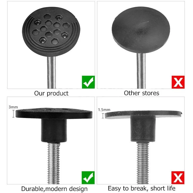 

Down Dent Removal Black Tools Car Repair Upgraded Paintless Sets Durable Auto Bridge Pulling