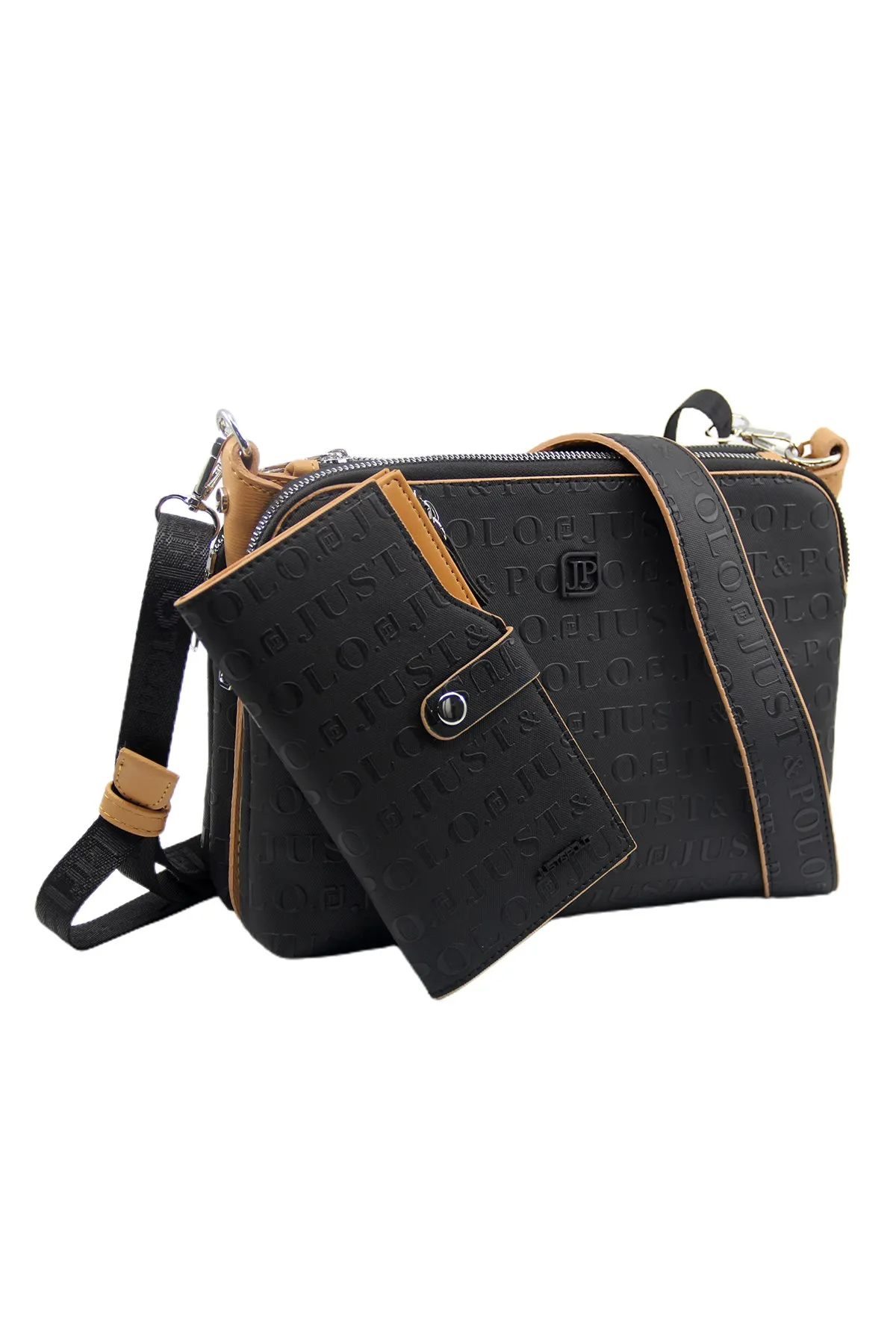 

Women's Adjustable Long Strap Shoulder Bag and Wallet Kombini PBU4022-1001