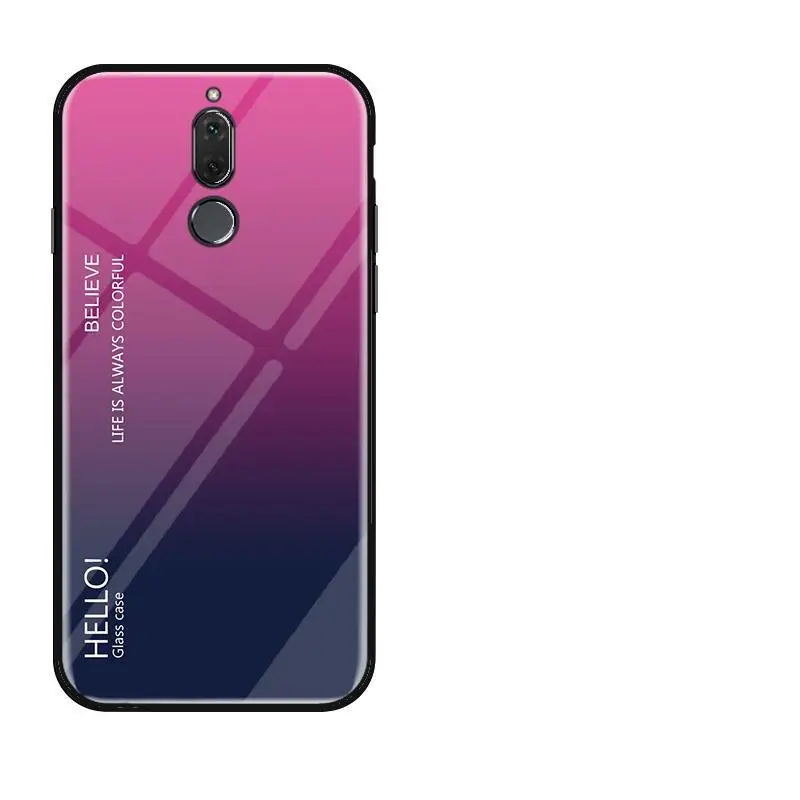 2 Для Meizu M6T 16s 16XS 16th X8 Чехлы градиентное стекло задняя крышка для Meizu Note9 Note8 M5 Mini M6 Note M5S защитный чехол - Цвет: 2