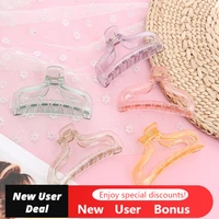 summer big size hair claw clips multifunction girls color hair accessories makeup hair styling barrettes for women headwear