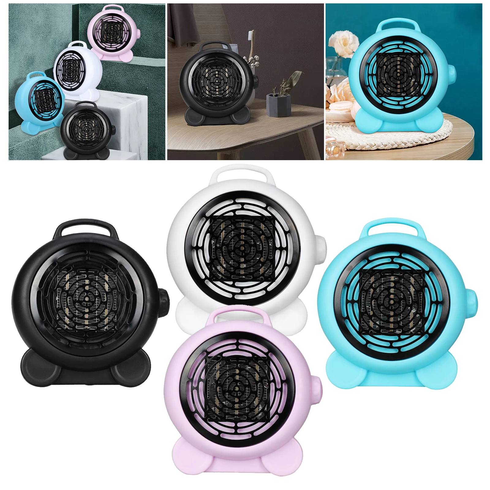 

Small Space Personal Mini Heater - for Bathroom Bedroom Living Room Kitchen Office Indoor