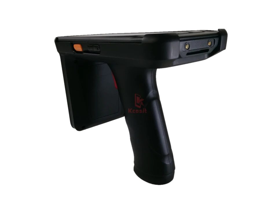 Kcosit UHF RFID считыватель с пистолетом Android сканер штрих кода QR 4G ручной мобильный