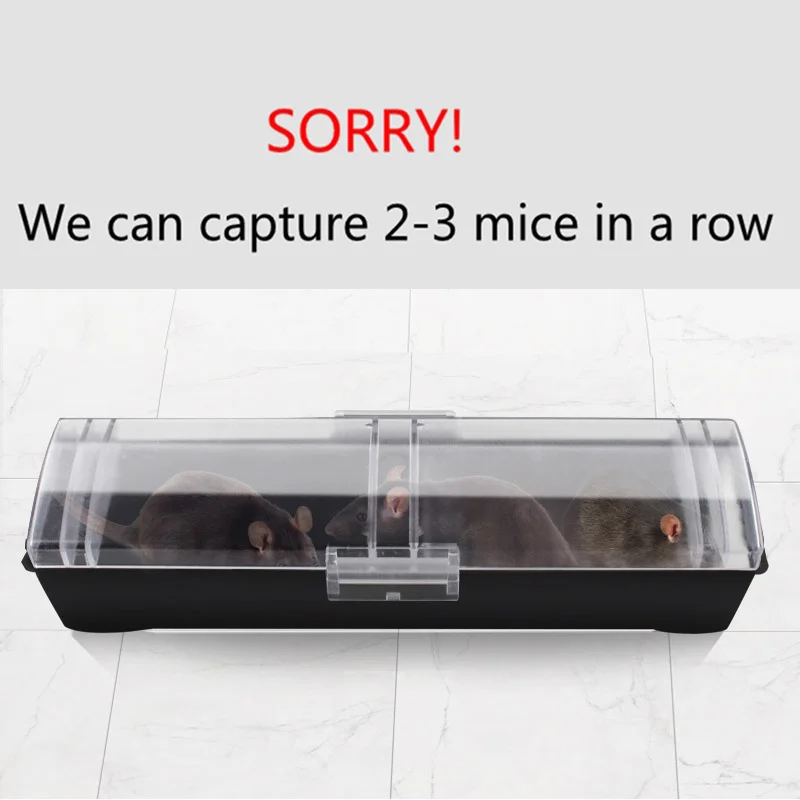 

Tunnel Upgrade MouseTraps Automatic Continuous Mice Traps Rodent Catcher Pest Control Reusable Lock Mousetrap Supplies Tool