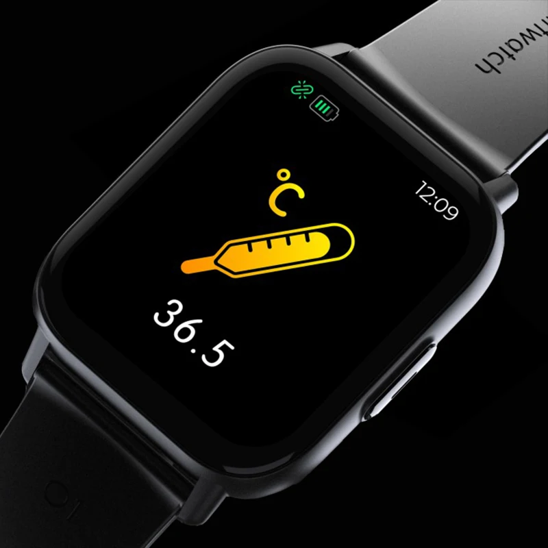 

QS16 Pro 1.69 Inch 2021 Smart Watch Men Full Touch Fitness Tracker IP67 Waterproof Women Thermometer Smartwatch for Xiaomi Phone