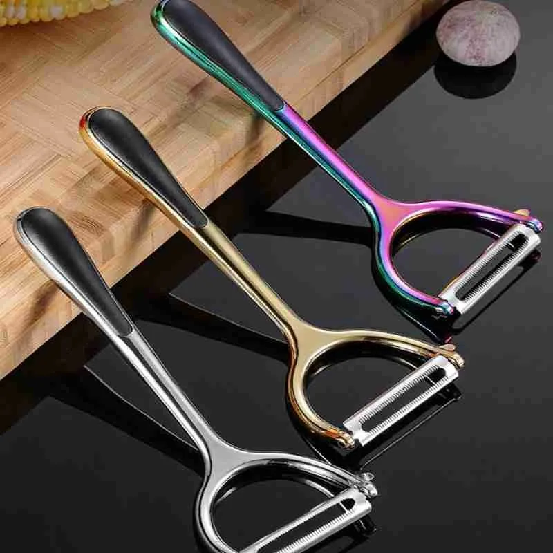 1 шт. креативный цинковый сплав зубчатый Овощечистка фрукты Дыня строгальный