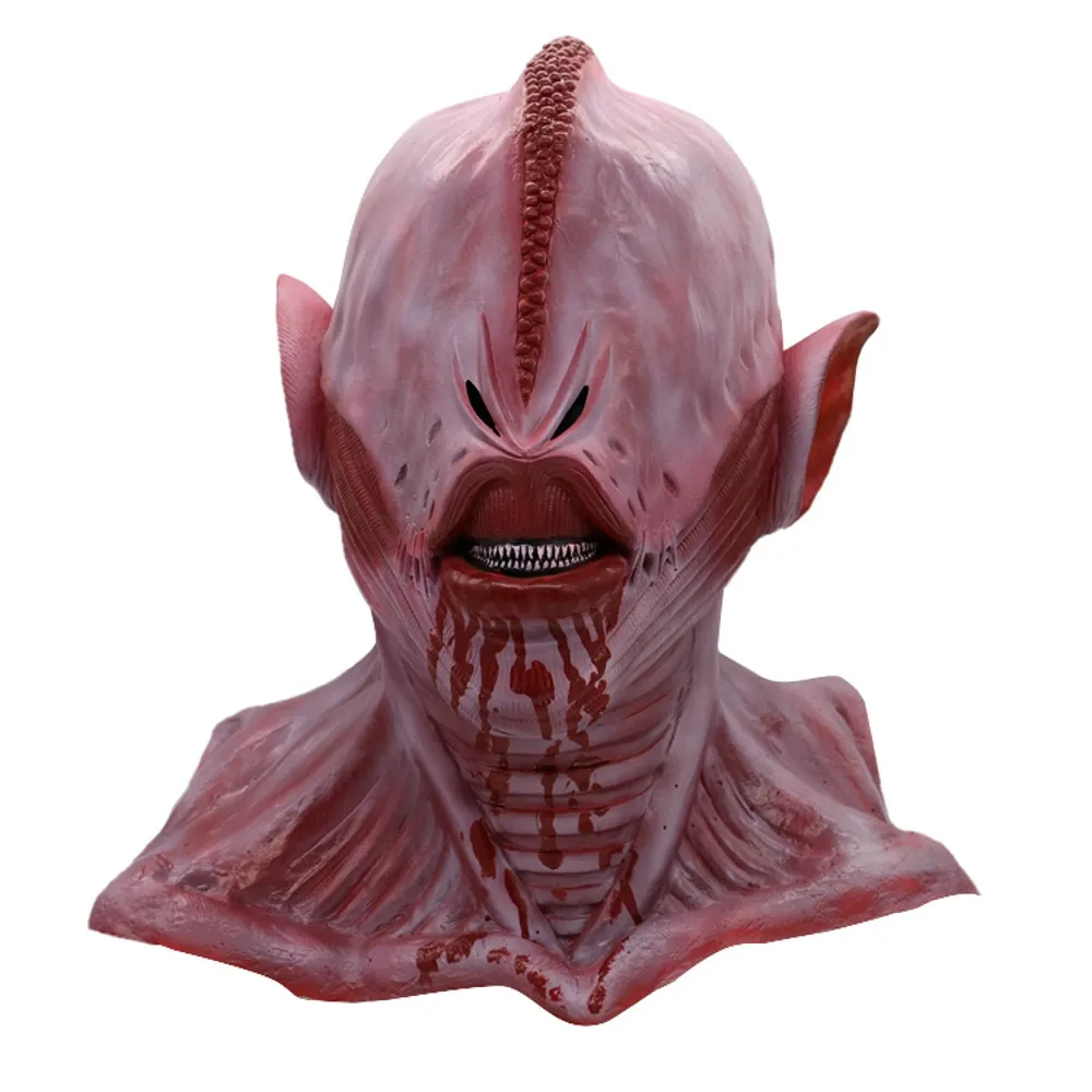 Маска к Хэллоуину 2019 Реалистичного ужас Alien красная латекс Мозг Хэллоуин костюм