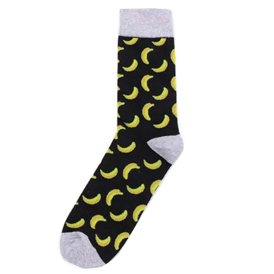 Зимние новые мужские носки забавные хип хоп Харадзюку смешная еда Пицца кактус