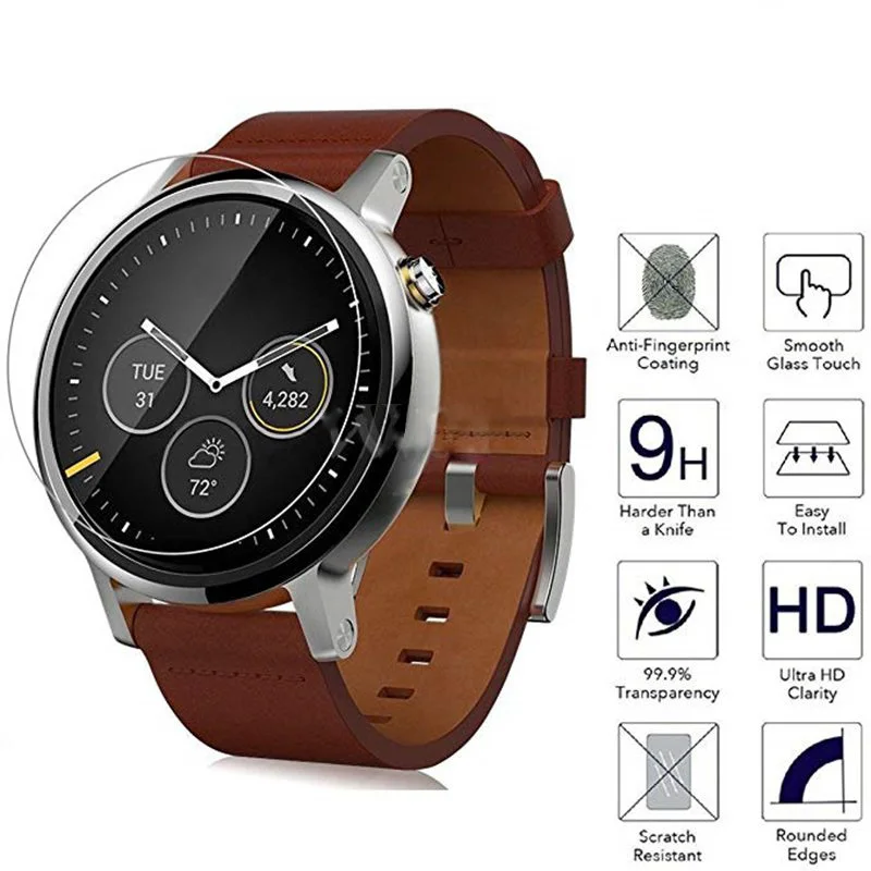Защитная пленка из закаленного стекла для часов Motorola MOTO 360 360S 360L 1 го 2 поколения 2015
