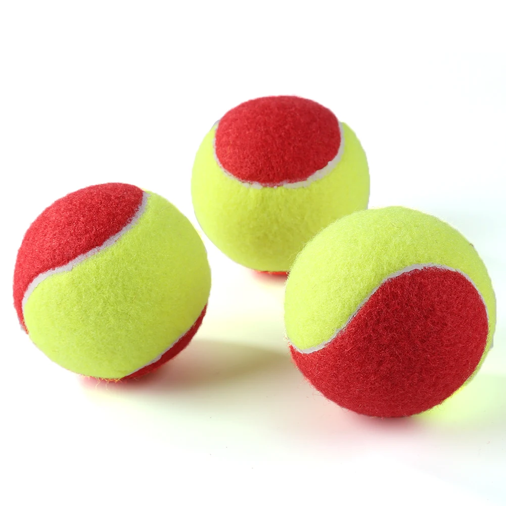 

1/6Pcs Soft Tennis Beach Tennis Training Sport Rubber Tennis Balls Practice Beach Tennis Racket Dedicated
