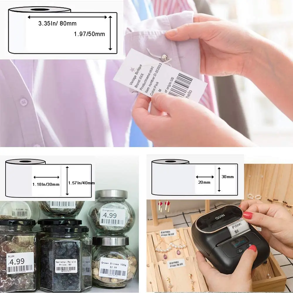 Портативный термопринтер для этикеток Phomemo M110 мини Bluetooth совместимый портативный