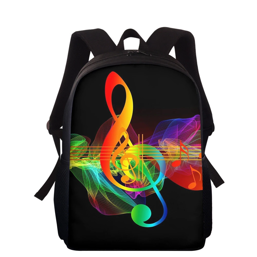 "Школьный рюкзак для девочек Music Note, дизайнерский детский Модный повседневный ранец для книг с принтом на заказ"