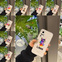 likee phone case transparent for vivo y 97 93 85 81 75 73 71 70 69 67 66 55 53 50 52 51 30 20 19 11 s e mobile bags