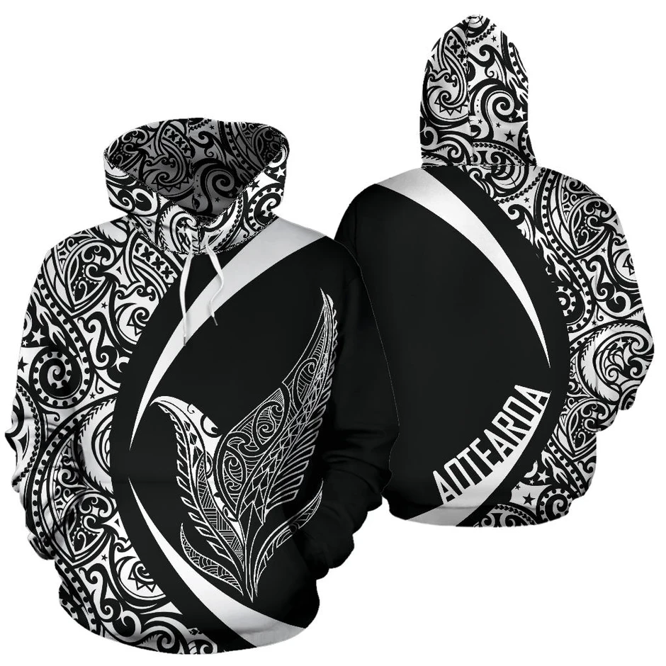 

PLstar Cosmos New Zealand Country Emblem Maori Aotearoa Tribe Funny 3Dprint Men/Women NewFashion Streetwear Hoodies Pullover A27