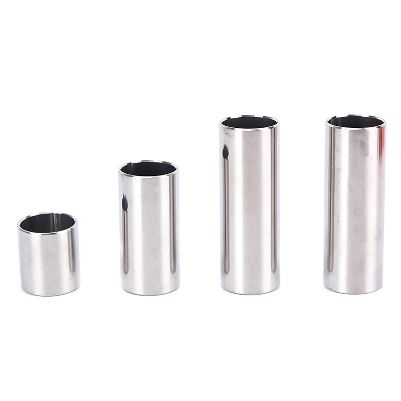 

1PCS Polished Electric Guitar Slider Steel Guitar Slide Length 28 50 60 70 Mm Stainless Slider Guitarra Smooth Edge