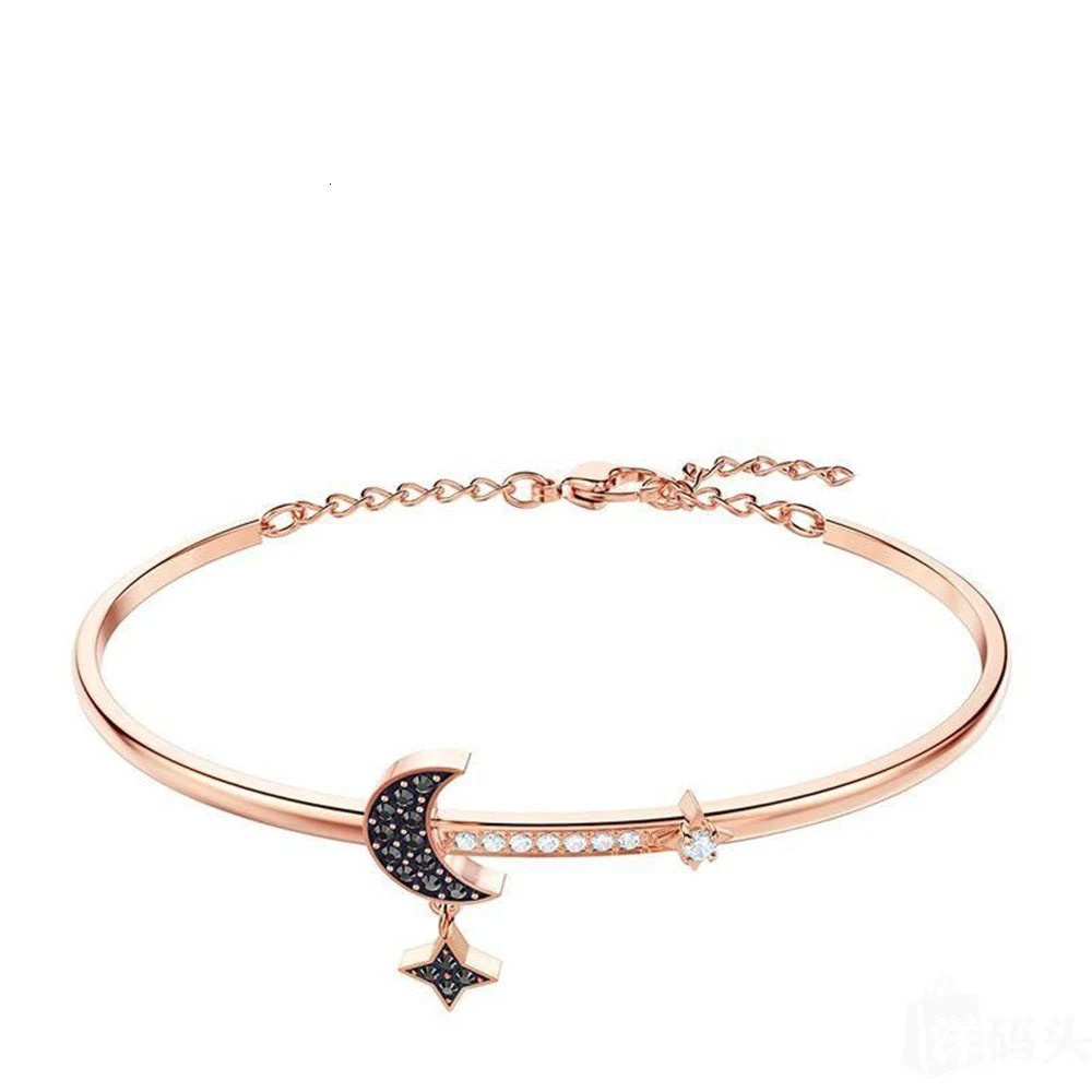 Мэнди 2019 новый Символ браслет и Луна оригинальные женские сверкающие черного