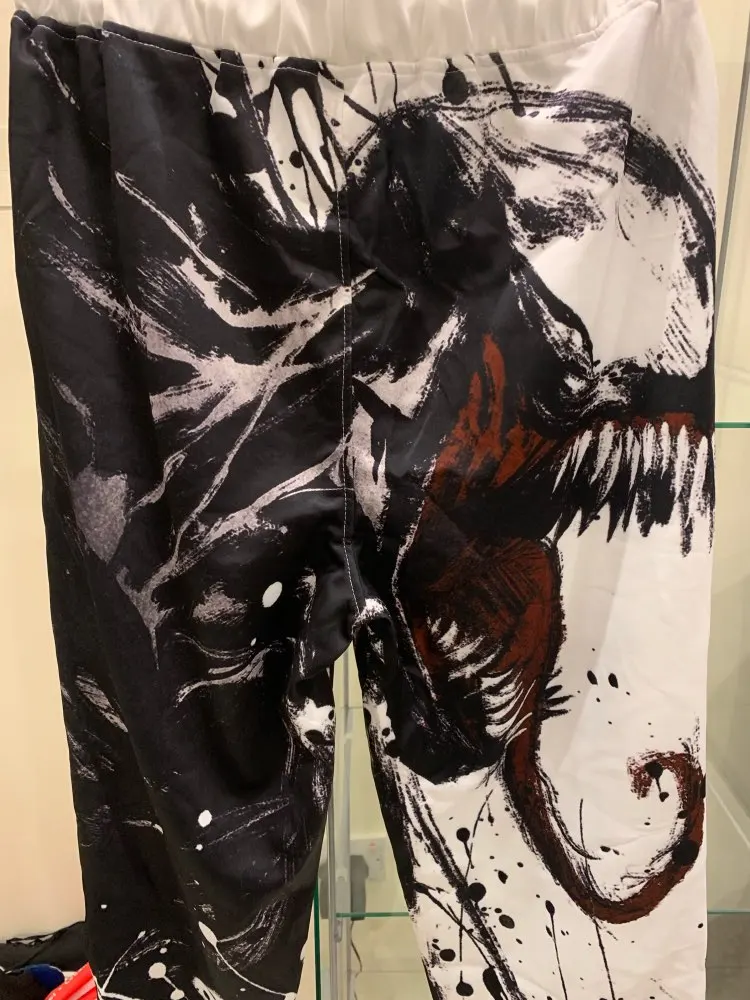 Брюки Venom повседневные джоггеры с 3D принтом унисекс модные мужские повседневные свободные забавные тренировочные брюки S508
