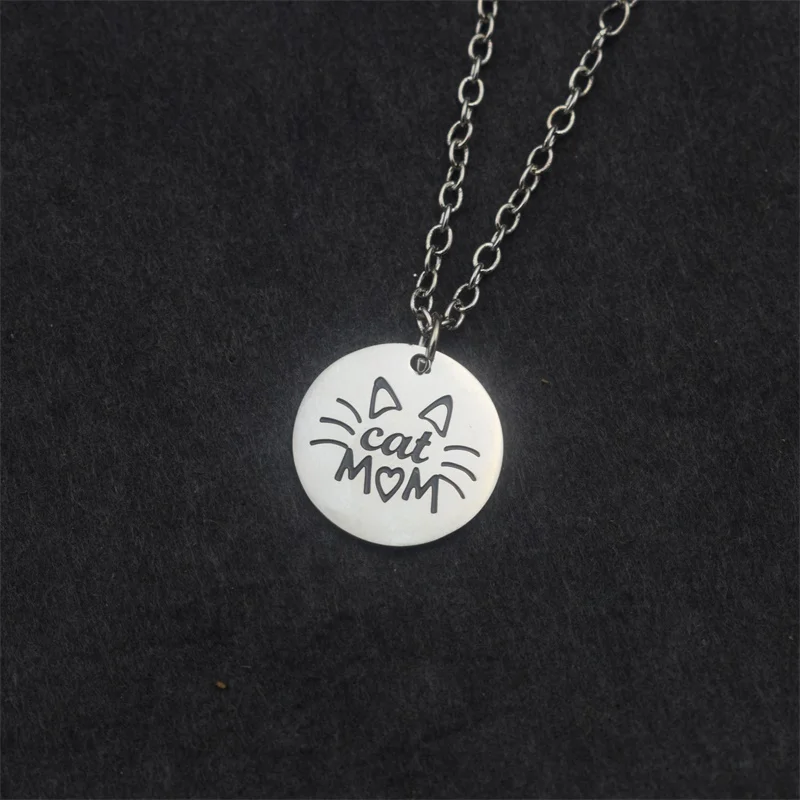 Ожерелье с подвеской мама из нержавеющей стали | Украшения и аксессуары