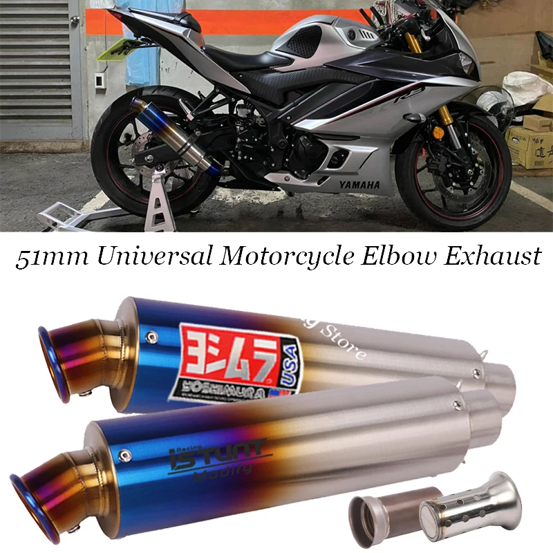 

Yoshimura США Универсальный мотоцикл GP выхлопная труба глушитель мото модифицированный дБ убийца для ZX6R ZX10R Z250 z1000sx adv150