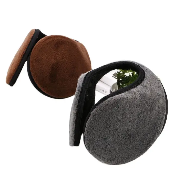 

winter Men ear warm men's earmuffs plush earmuffs Solid Color universal winter warm ear earmuffs