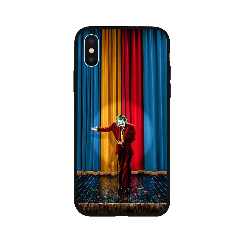 Joker Joaquin Phoenix мягкий силиконовый черный чехол для телефона iPhone11 pro 5s se 6 6s 7 8 plus X Xs XR MAX