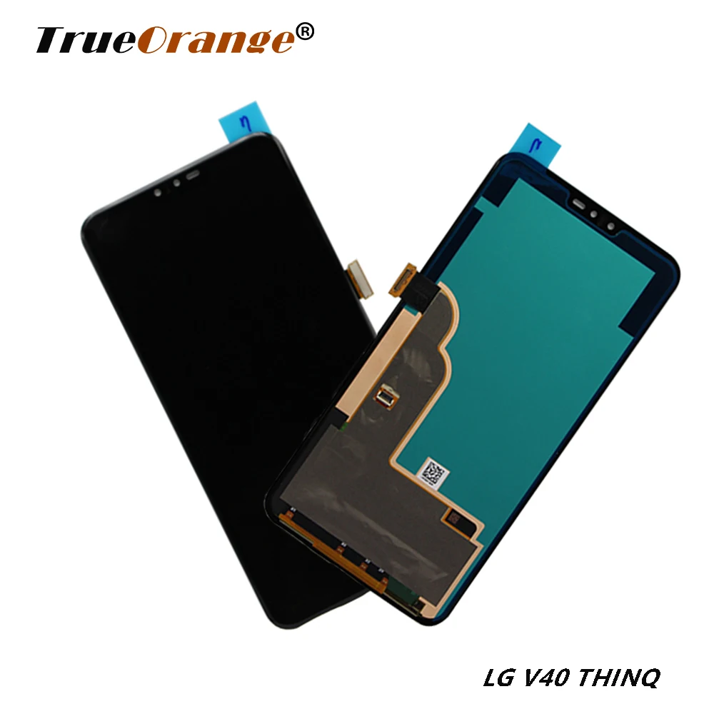 Для LG V40 ThinQ LCD экран сенсорный с рамкой дисплей дигитайзер сборка замена экрана