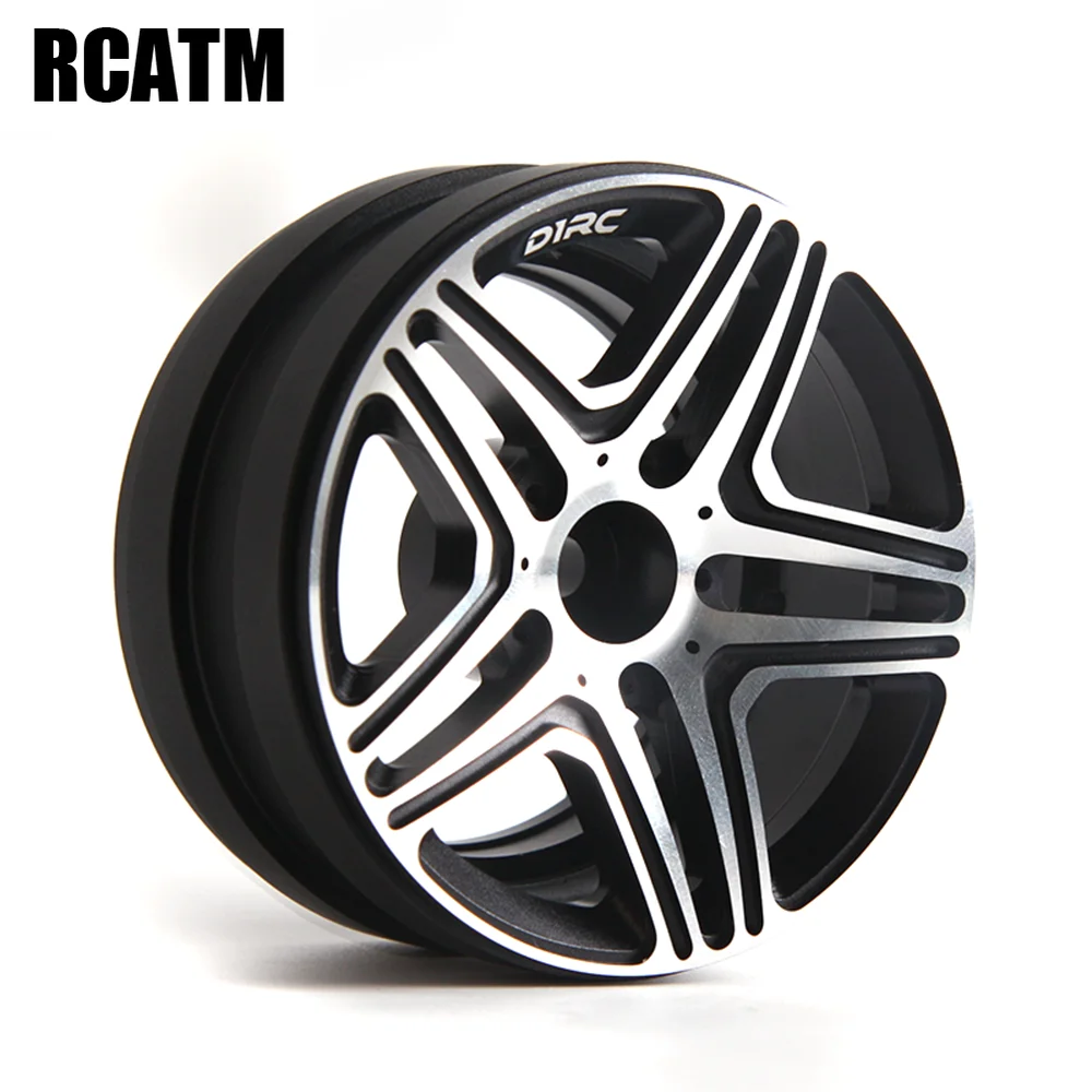 2 шт. ЧПУ металлический сплав дюйма обод колеса Beadlock для 1/10 RC Гусеничный