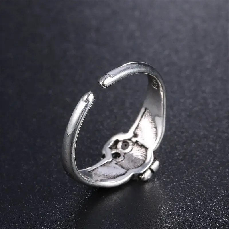 JIANERY богемные винтажные Серебристая сова кольца для женщин подарки девушек