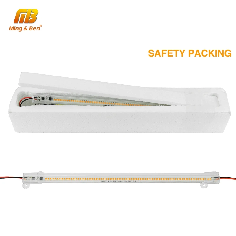 10 шт. светодиодный светильник 220 В высокая яркость фонарь 72 s 30 см 50 прозрачный