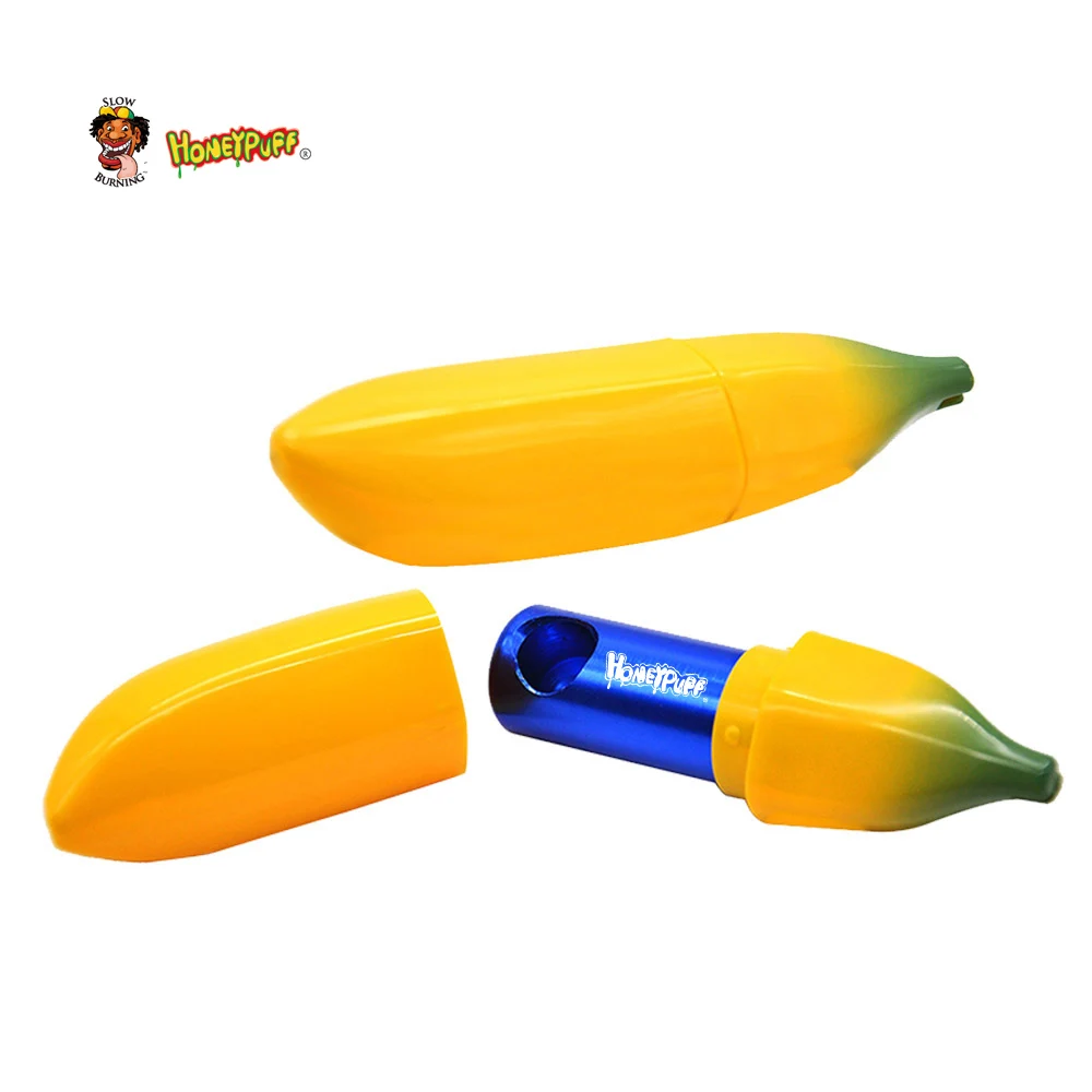 HONEYPUFF креативный банановый стиль Королевская маленькая трубка для курения трав с