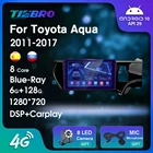 Автомагнитола 2DIN Android 10 для Toyota Aqua 2011-2017 Blu-Ray 1280*720P IPS Bluetooth плеер GPS навигация Авторадио Автомобильное видео IGO