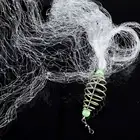 Медная пружина рыболовная сеть для мелководья с ночные светящиеся бусины шарикоподшипник твердое кольцо рыболовный соединитель пресноводный рыболовный инструмент