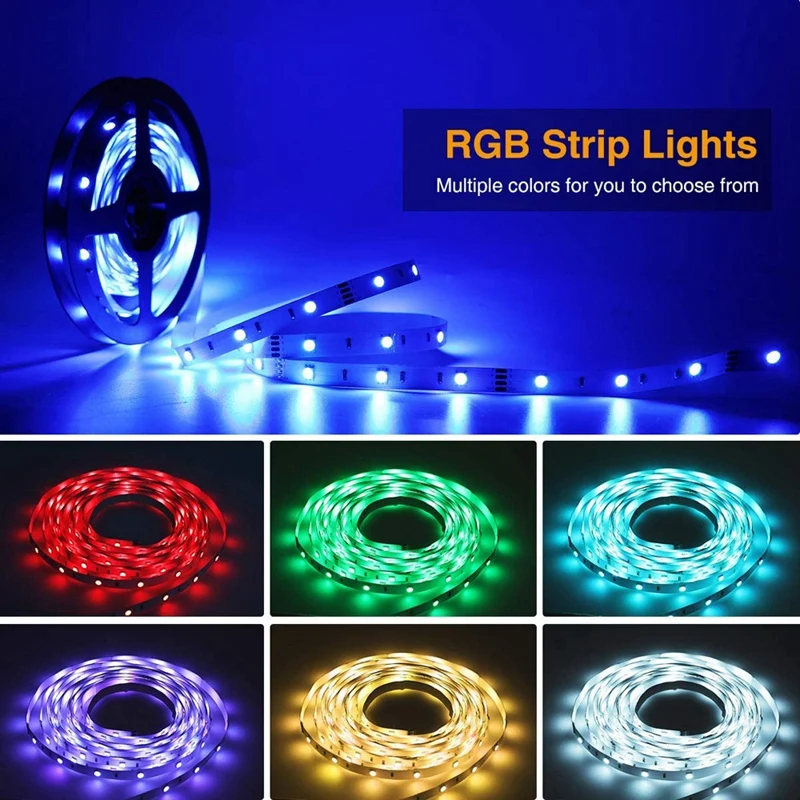 

LED Light Strips Flexible Lamp 10M Waterproof RGB LED Light Sn TV Background Lighting USB 44 Key Control