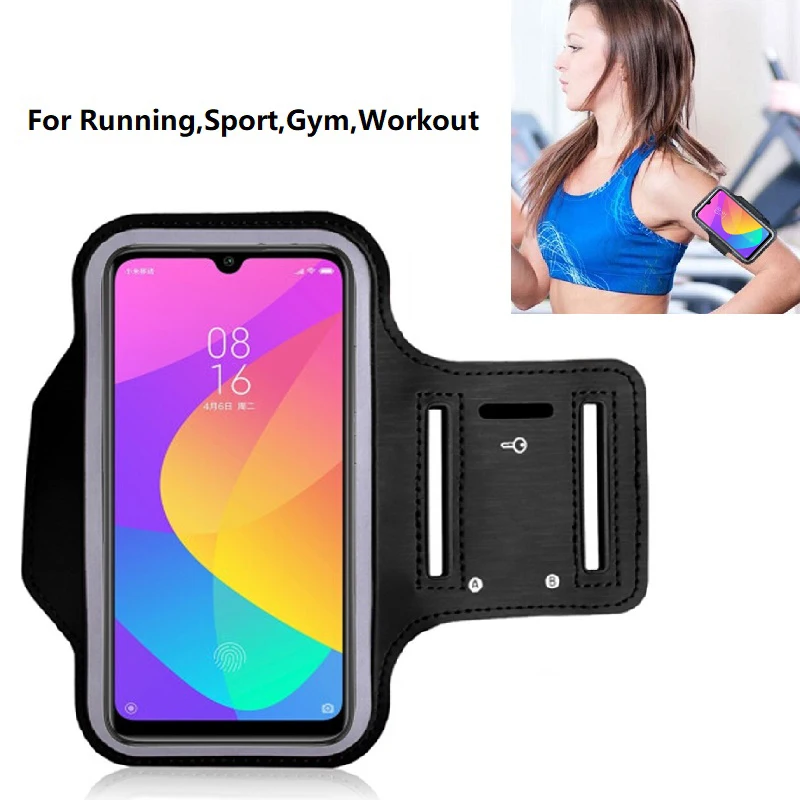 

Running Sport Phone Arm Band Case For Xiaomi Mi CC9 CC9E A3 Lite A2 A1 5 5S 5X 10 Phone Holder Pouch Waterproof Fitness Bag