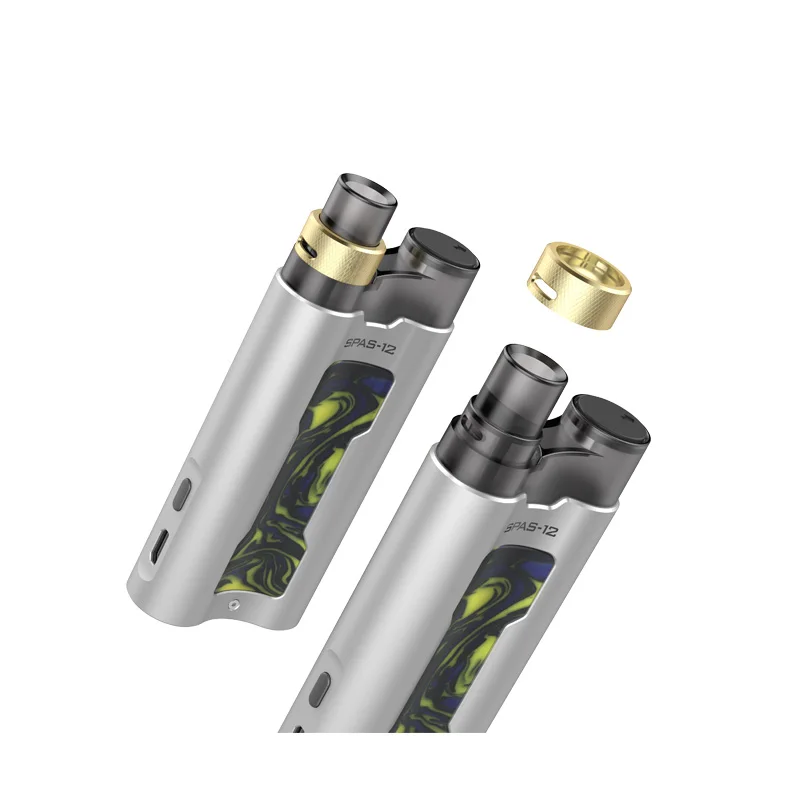 Vape kit 510vape SPAS 12 starter Kit 950mAh Встроенный аккумулятор и регулируемый поток воздуха 2 мл