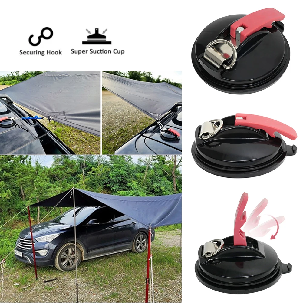 

Suction Cup Anchor Heavy Duty Tie Down Car Mount Luggage Tarps Tents with Securing Hook Universal for Car Truck Drop Shipping