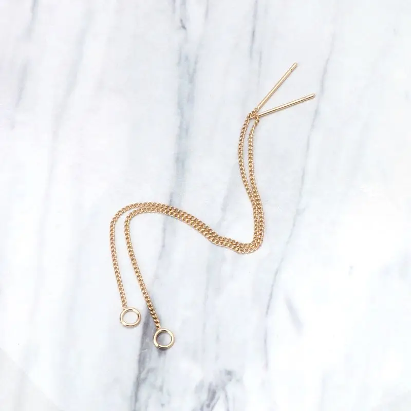 Соединитель для сережек сделай сам с колечком капелькой 3 5 дюйма|Серьги-подвески|