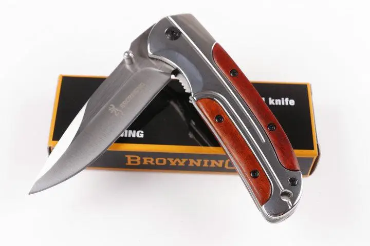 Нож Browning DA43 титановый складной нож 3Cr13 с деревянной ручкой тактический Походный