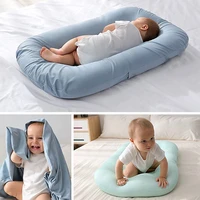 baby nest bed folding crib travel bed play mat infant toddler pure cotton cradle washable uterine bionic newborn bassinet pad