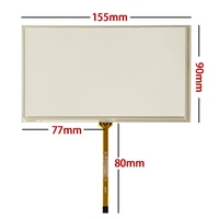 for 6 5inch 4 wire plug in type 15590 soft screen original car screen upgrade digitizer resistive touch panel sensor