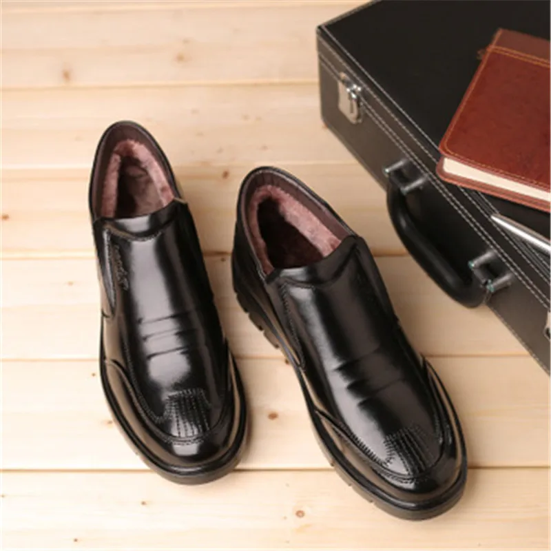 Классические мужские черные ботильоны в стиле ретро удобные деловые